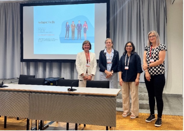 The four founders of the Swiss chapter of Women in HPC