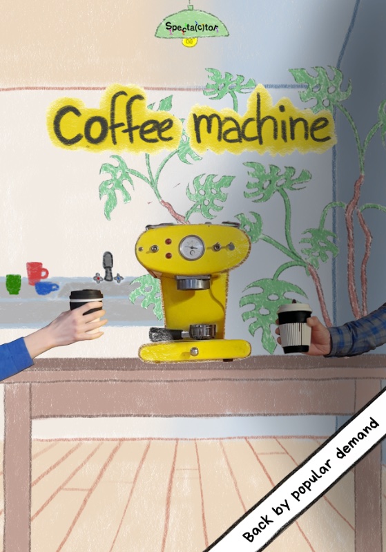 Coffee machine poster